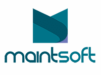 Maintsoft logo stand